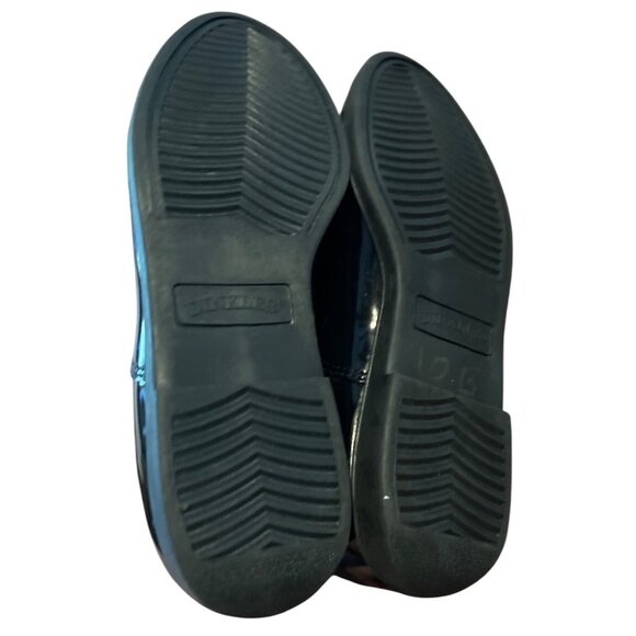 Dinkles Black Patent Leather-Look Marching Band Shoes M8/W10 All Man-Made Materi - Picture 6 of 6